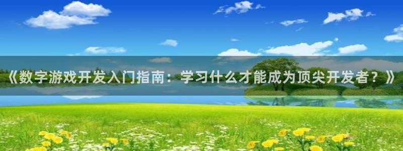 沐鸣平台趟址p33833：《数字游戏开发