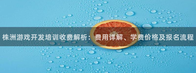 沐鸣1登录：株洲游戏开发培训收费解析：费