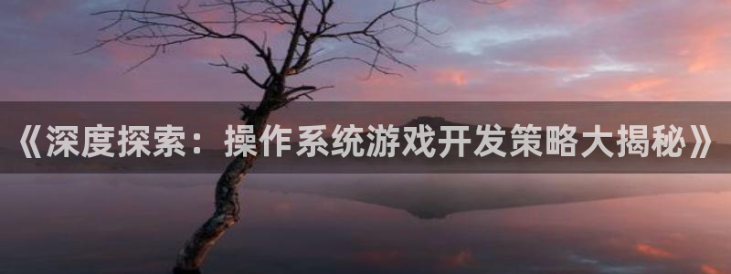沐鸣注册注册：《深度探索：操作系统游戏开