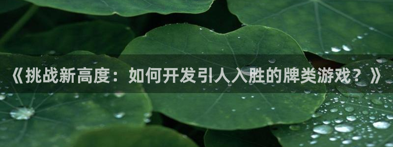 沐鸣注册网站官网：《挑战新高度：如何开发