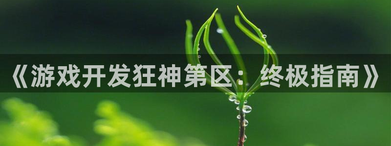沐鸣官方注册登录：《游戏开发狂神第区：终